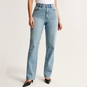 Abercrombie & Fitch Jeans Womens 25/0R Curve Love 90s Straight Ultra High Rise